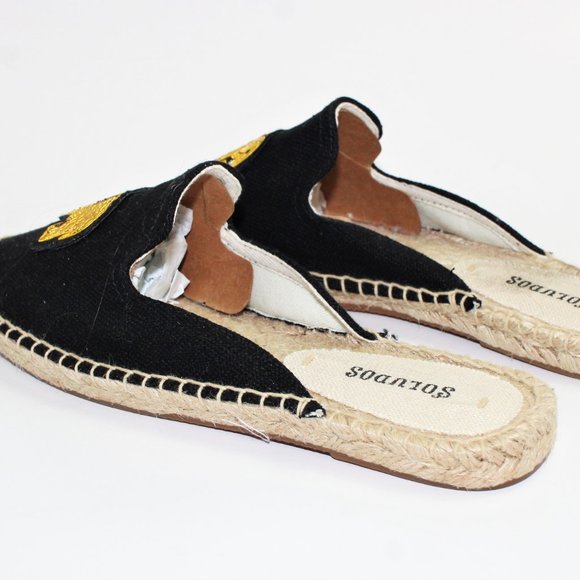 Soludos Gold Elephant Beaded Mule Women's 5.5 - Picture 6 of 11